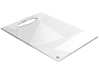 Notitiebord Nobo transparant acryl met handgreep A4 - 2