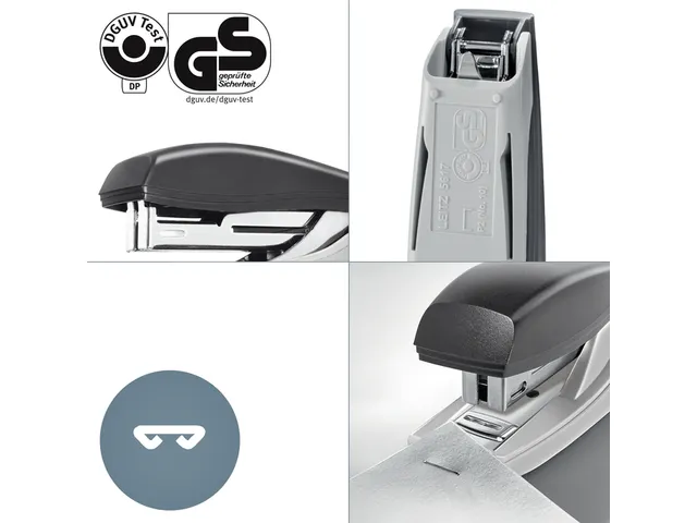 Nietmachine Leitz Nexxt Recycle mini 10 vel rood