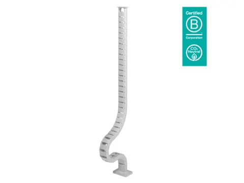 Addit kabelgeleider Wit voor Zit-sta 130 cm