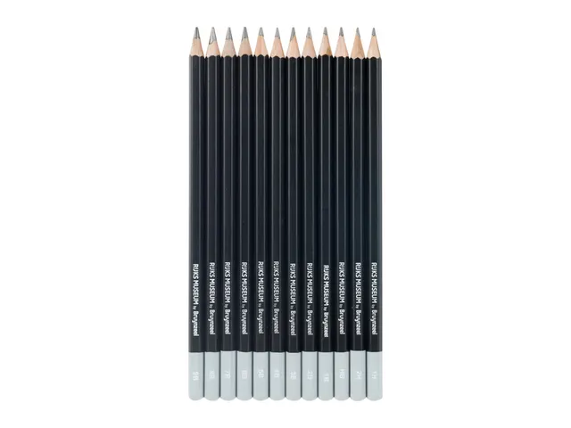 Crayon graphite Rijksmuseum Rembrandt van Rijn set 12 duretés
