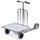 transportwagen,1trede,laadvl. LxB 580x680mm,houtplaat,glansverzinkt