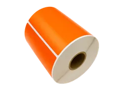 Gekleurde verzendlabels op rol 102x152mm Oranje 2800 etiketten