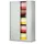 jaloeziedeurkast,HxBxD 1980x1200x430mm,5 OH,romp lichtgrijs