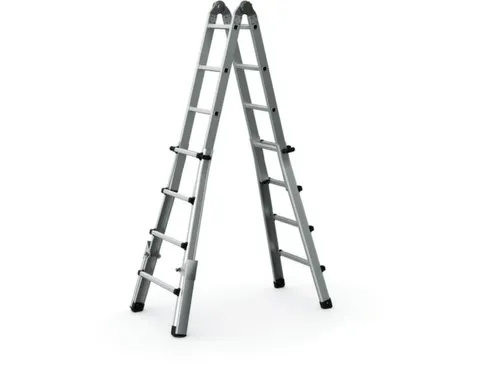 multifunctionele telescoopladder,4x4,sporten,balk L 4,17m,natuur