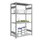 Rvs Inhaakstelling Basis 1750x1060x535mm 4legborden Vaklast 200kg
