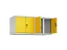 opzetkast,v. locker voor scheiding van kleding,4vak.,vak B 300mm