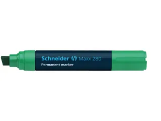 Marker Schneider Maxx 280 permanent beitelpunt groen - 4