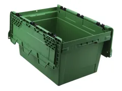 Euronorm-herbruikbare bakken,HxLxB 349x600x400mm,PP,groen