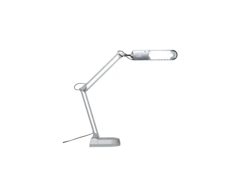 Bureaulamp LED MAULatlantic Zilver met tafelklem
