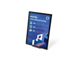 Verlichte Tafeldisplay LED Slide In A4 Zwart