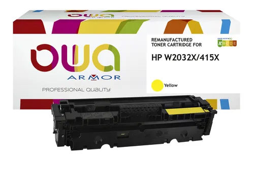 Tonercartridge OWA alternatief tbv HP W2032X geel