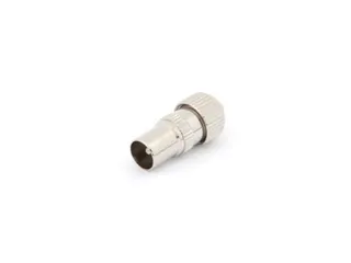 TV-Plug Metaal 9.5mm/2.3mm - Mannelijk - 1