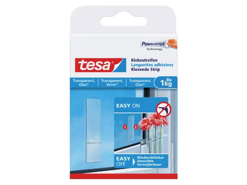 Dubbelzijdige powerstrip Tesa transparant 1kg