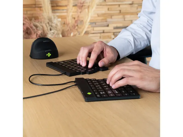 Ergonomisch toetsenbord R-Go Split Break v2 met pauzesoftware, gesplit