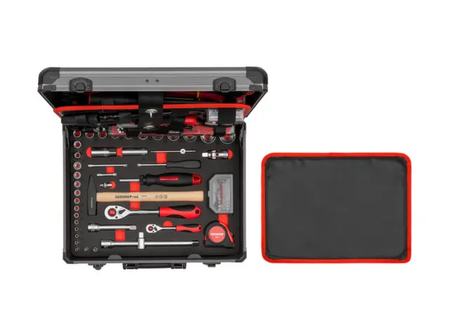 GEDORE R46007138 ALLROUND gereedschapsset in aluminium koffer