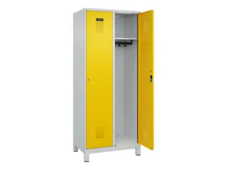locker,HxBxD 1950x800x500mm,2vak,vak B 400mm,cil.-slot,voeten - 2