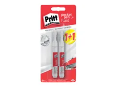 Correctiepen Pritt Fluid 8ml 2 stuks op blister