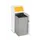 Afvalverzamelaar 69 liter binnenbak sticker recyclebaar materiaal geel