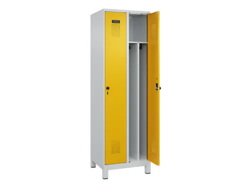 locker voor scheiding van kleding,HxBxD 1950x600x500mm,2vak