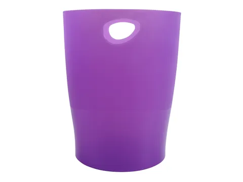 ECOBIN Papiermand 15 L violet transparant