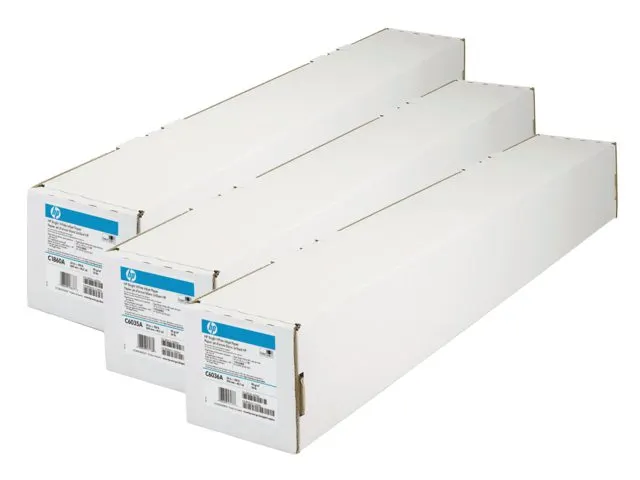 Plotterpapier Hp C 6035 A 610mmx45.7m 90 Gram Helder Wit