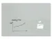 Glasmagneetbord Artverum grijs 120x180x1.8cm incl.2 magneten