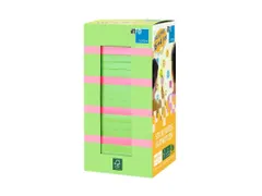 75X75Mm Pack Économique 20X 80 Vert Brillant 4X 80 Rose Brillant