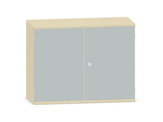 Kantoorkast 770x1000x430mm Decor Romp Esdoorn Decor Front Lichtgrijs