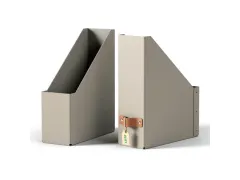 Tijdschriftencassette Leitz Puro set van 2 beige
