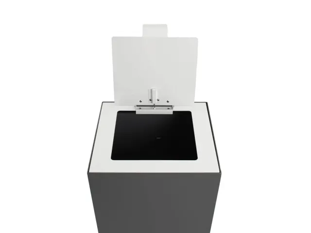 Couvercle à clapet pour unité de tri sélectif modulaire 90 litres