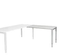 Domino Aanbouw Hoogte Verstelbaar 1200x600mm Grijs 25mm Alu