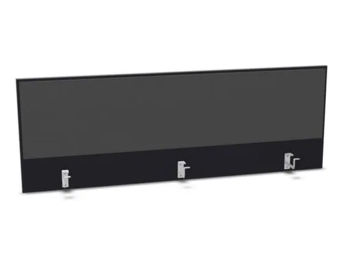 opzetpaneel bureau aanbouw achter CC-zwart BN8010-antraciet 1600mm