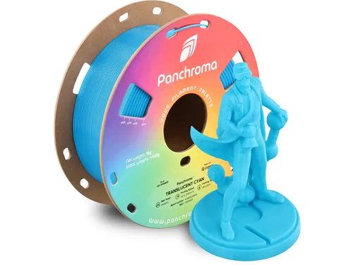 PLA Translucent 1,75mm Cyaan 1kg Panchroma 3D Filament