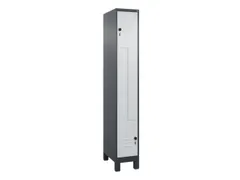 Z-garderobekast,HxBxD 1950x300x500mm,vak B 150/300mm,draaigrendel