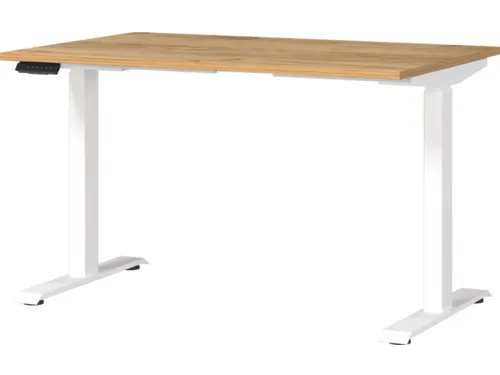 Elektrisch ihv bureau,HxBxD 720-1200x1200x800mm,blad Navarra-eiken