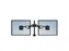 Monitorarm Fellowes Vista dubbel zwart