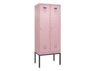 locker,HxBxD 2120x800x500mm,2vak,vak B 400mm,cil.-slot,voetonderstel - 2