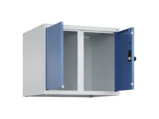 opzetkast,v. locker,2vak.,vak B 300mm,HxBxD 500x600x500mm,vleugeldeur - 2