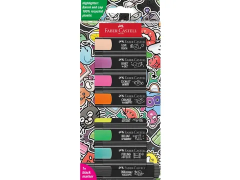 Markeerstiften Faber-Castell 46 Graffiti 8 stuks in karton etui