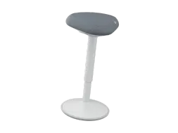 Ergo actieve zit/sta kruk met comfortzitting en gasveer 57-82cm grijs