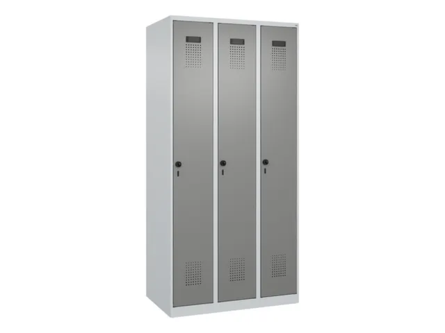 locker voor scheiding van kleding,HxBxD 1850x900x500mm,3vak