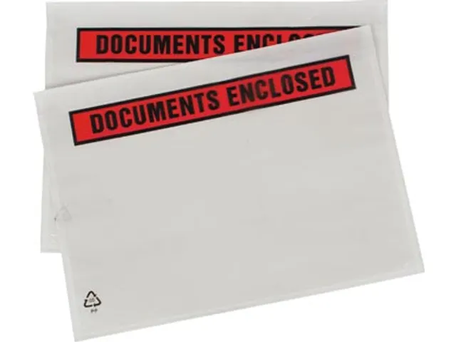 Paklijstenvelop Dokulops documents enclosed A5 225x160mm 1000 stuks