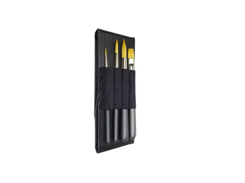 Penselenset Zahn Travel Buddy 4-delig