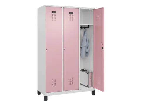 locker,HxBxD 1950x1200x500mm,3vak,vak B 400mm,cil.-slot,voeten