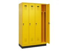 locker voor scheiding van kleding,HxBxD 1950x1200x500mm,4vak