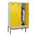 locker met bank,HxBxD 2120x1200x815mm,3vak,vak B 400mm,draaigrendel