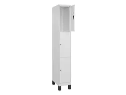 lockerkast,HxBxD 1950x300x500mm,1x3vakken,vak B 300mm,cil.-slot,voeten