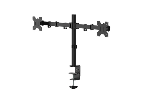 Monitorarm Quantore 2 schermen 17-27 inch zwart