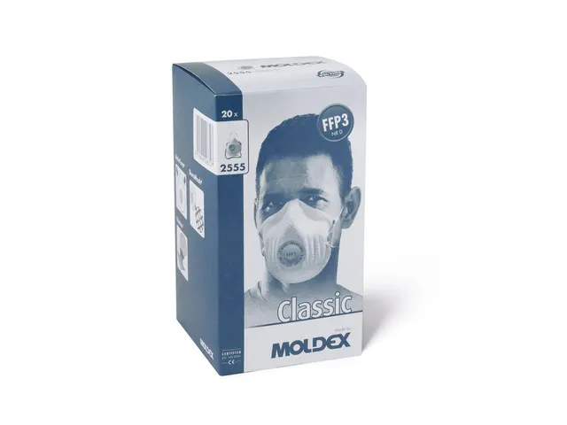 Moldex stofmasker Classic FFP3 NR D Ventex Klima-ventiel 20 Stuks