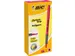 Surligneur Bic Bic Highlighter Grip rose 12 pièces